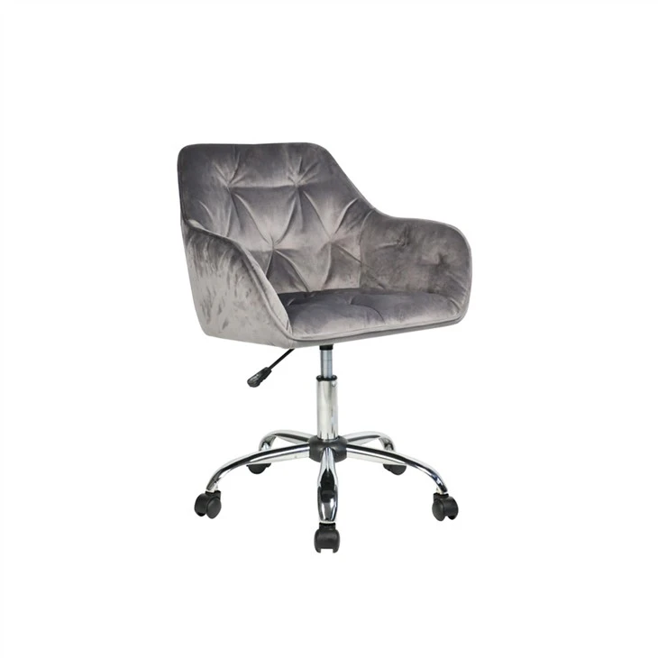 Scaun de agrement rotativ cu inaltime reglabila cu husa din material textil