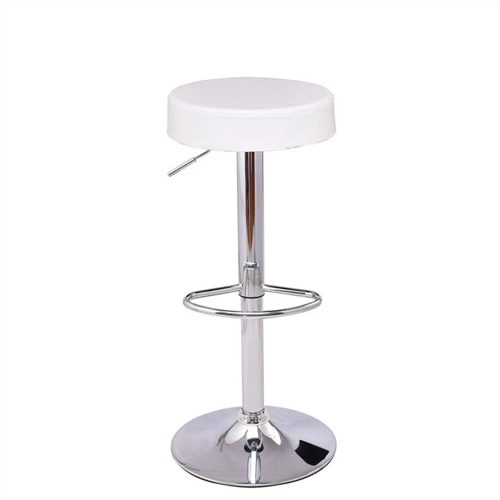 Scaun rotund din piele PU scaun de bar