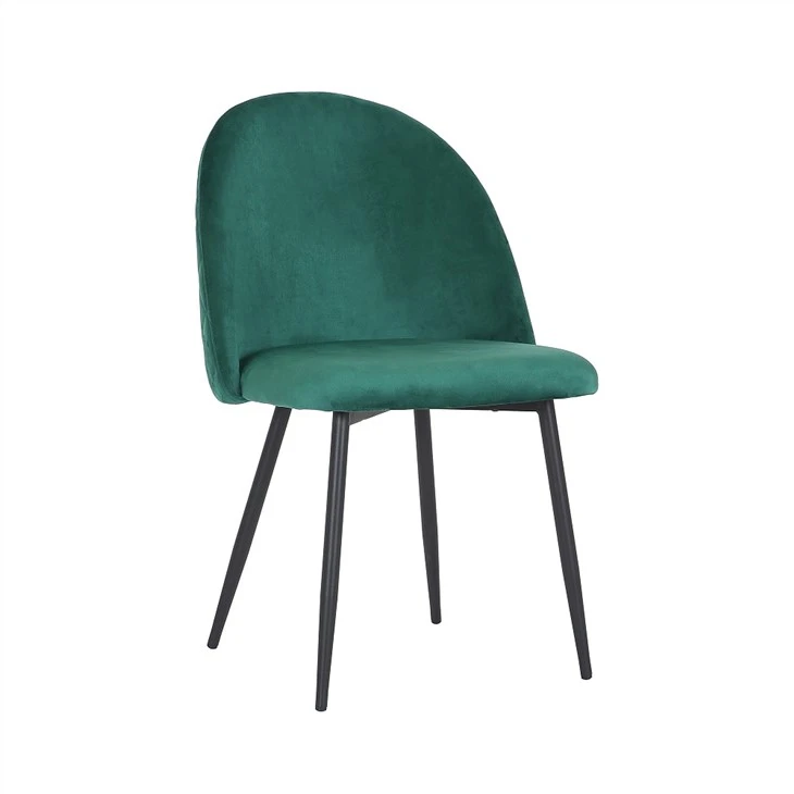 Scaun de sufragerie din catifea cu design nou la modă