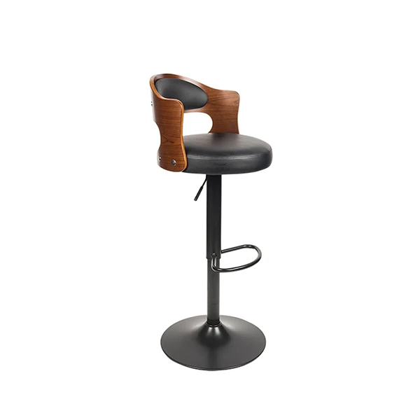 Scaun de bar din piele de lux Scaun reglabil