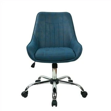 Scaun de birou pivotant pentru acasă cu husă din material textil