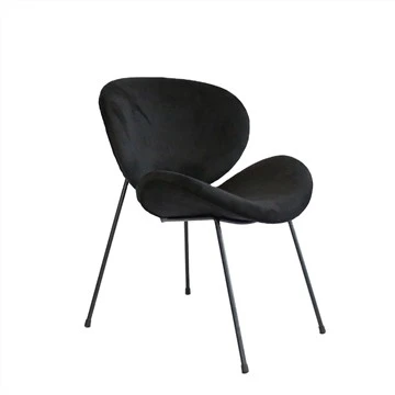 Scaun de sufragerie cu cadru metalic Scaun de agrement tapitat Scaun decorativ