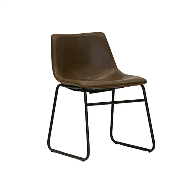 Scaune de sufragerie din piele PU vintage Lotusville