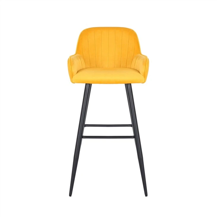 Scaune de bar cu acoperire din material personalizat