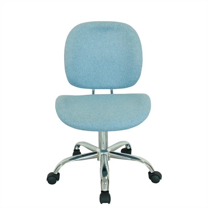 Scaun de birou albastru cu design ergonomic reglabil pe inaltime