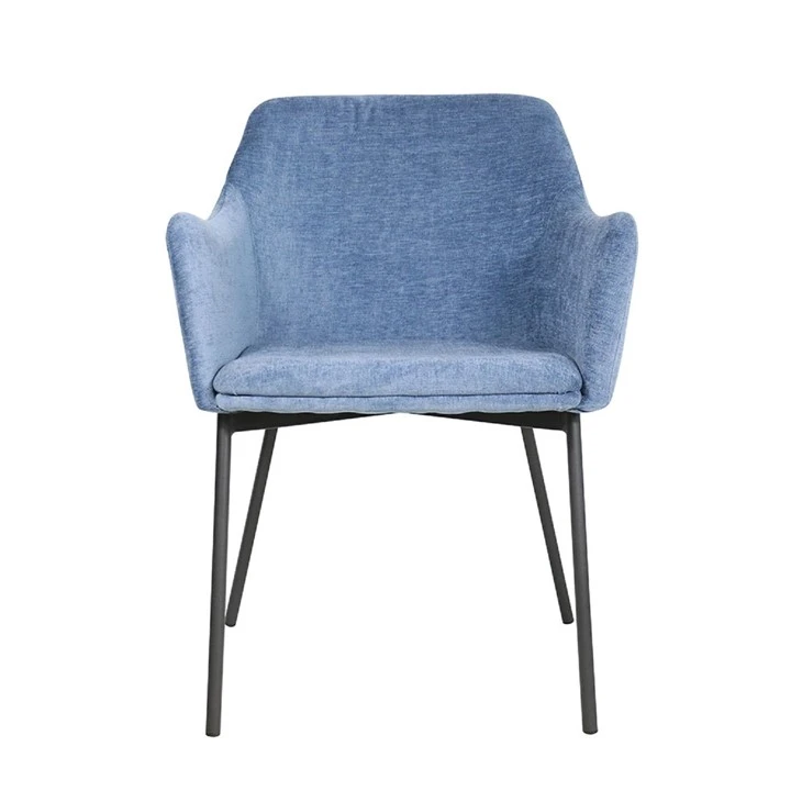 Scaun de sufragerie din catifea cu design nou la modă