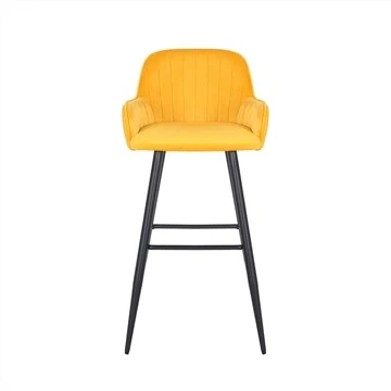 Scaune de bar cu acoperire din material personalizat