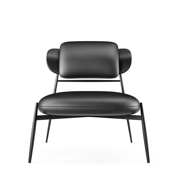 Scaun decorativ cu design elegant Husă din PU Scaun metalic în formă de furnică